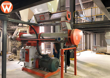 ミキサーのハンマー・ミル機械が付いている大きい収穫の飼料の生産ライン馬小屋