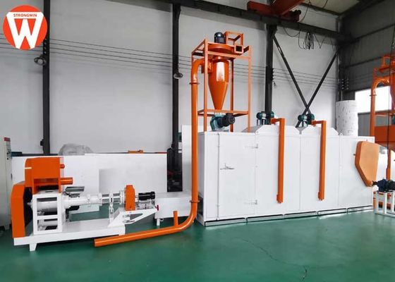 Dry Type Aquatic Floating Fish Feed Production Line 300KG/H